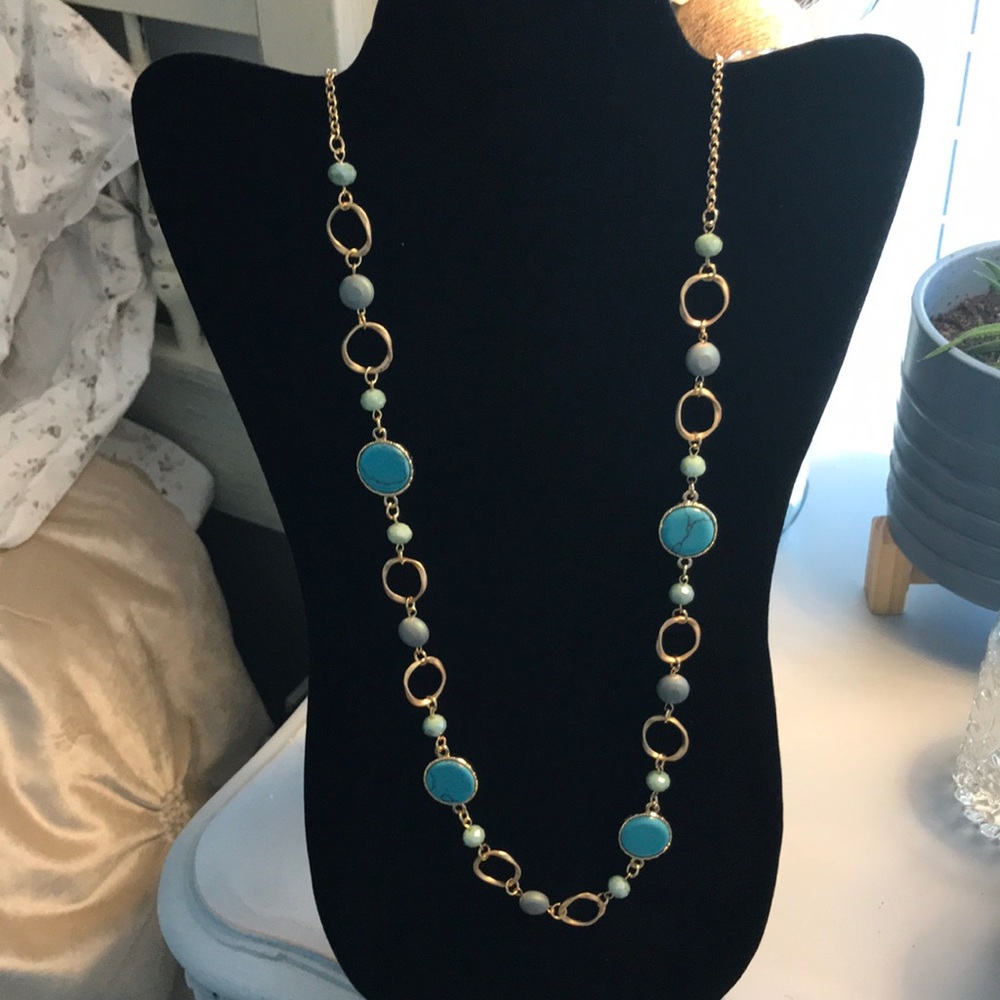 Necklace with matching earrings